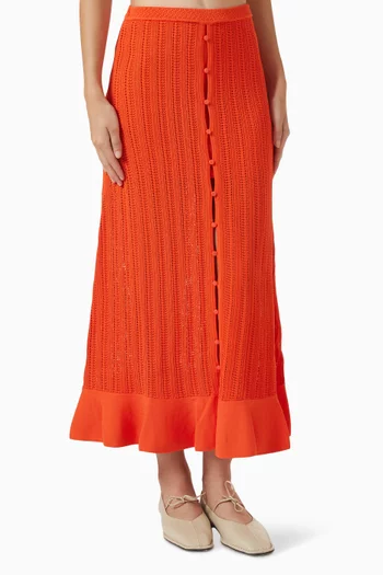 Maxi Skirt in Crochet