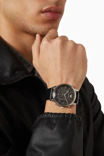 Miyota Quartz Chronograph Watch, 42mm