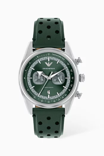 Miyota Quartz Chronograph Watch, 42mm