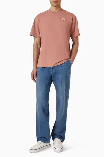 Clay Creased Pants in Denim