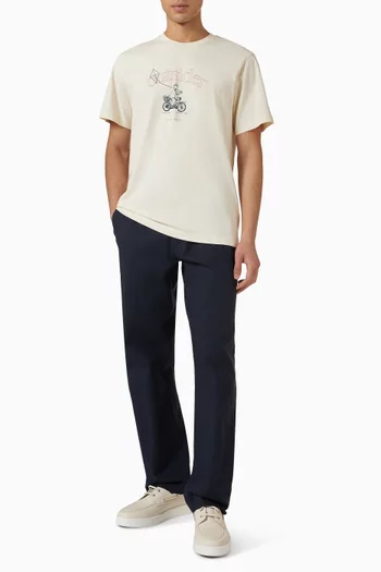 Cyclist T-shirt in Organic-cotton
