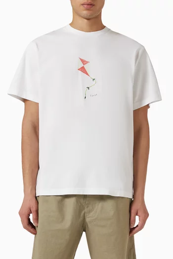Fly T-shirt in Organic-cotton