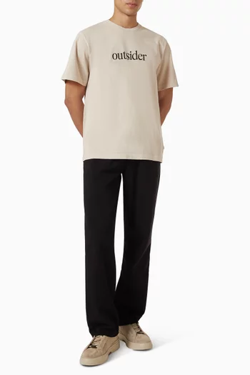 Outsider Pigment Dye T-shirt in Organic-cotton