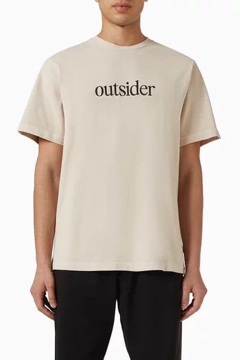 Outsider Pigment Dye T-shirt in Organic-cotton