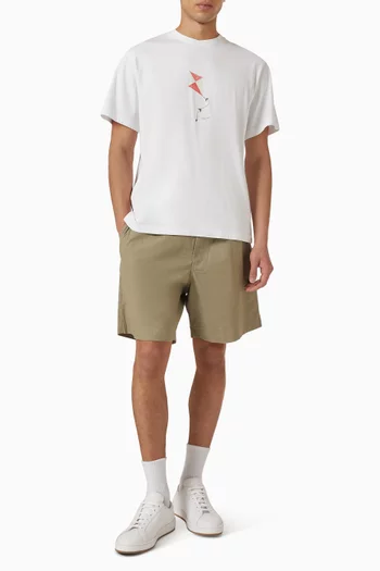 Shift Shorts in Cotton-linen