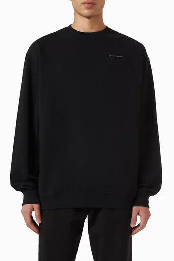 Slow Down Sweatshirt in Cotton-fleece
