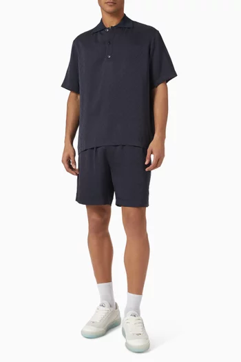 Monogram Shorts in Viscose-knit