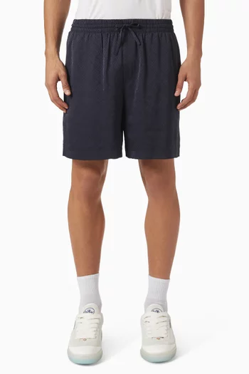 Monogram Shorts in Viscose-knit