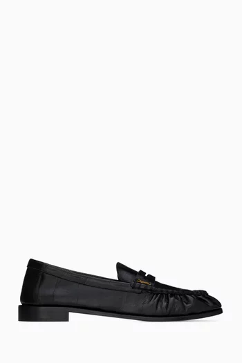 Le Loafer Penny Loafers in Eel Leather