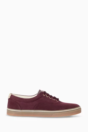 Lace-up Sneakers in Suede