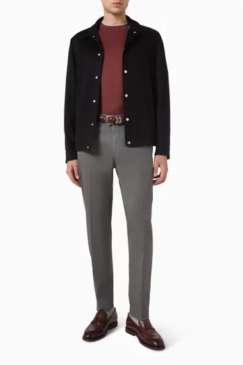 Faux-layering T-shirt in Cotton