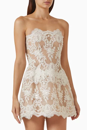Paris Strapless Mini Dress