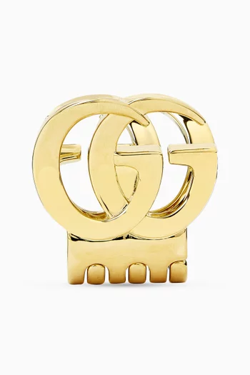Logo Hair Pin in Metal