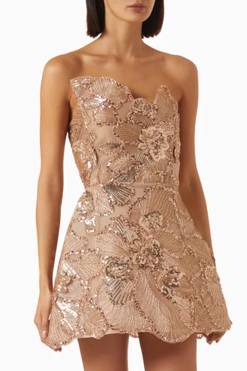 Valencia Maraya Strapless Mini Dress