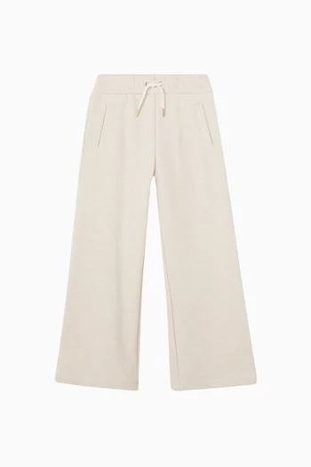 Wide-leg Sweatpants in French Terry
