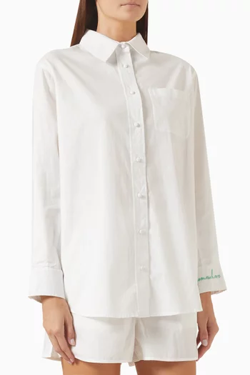 Jessie Shirt & Shorts Set in Cotton-poplin