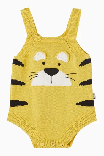 Tiger Print Romper