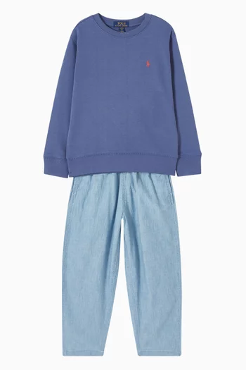 Embroidered Logo Sweatshirt
