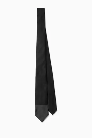 Logo Tie in Silk