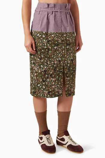 Seacha Printed Midi Skirt