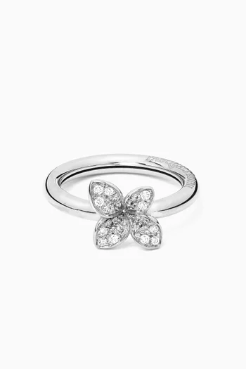 Petit Garden Diamond Ring in 18kt Gold