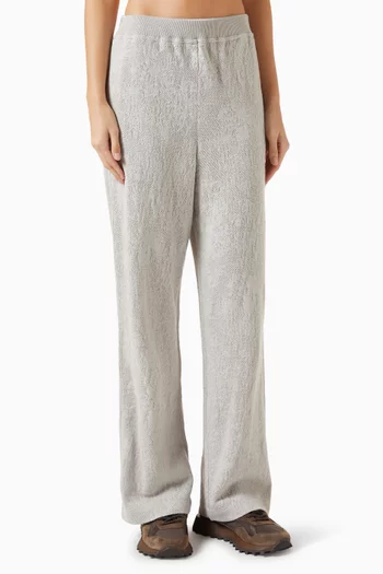 Flower Lace Sweatpants in Jersey