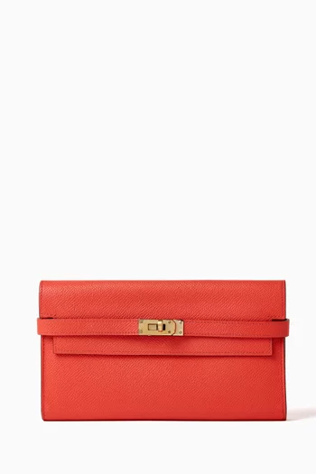 Kelly Long Wallet in Epsom Leather