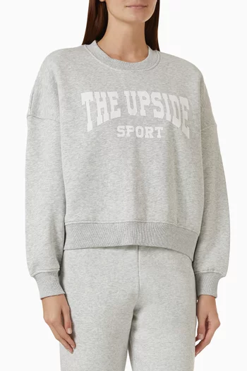 Paloma Crew Sweatshirt in Brushed Fleece