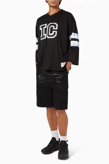 Running Dog Cargo Shorts in Cotton