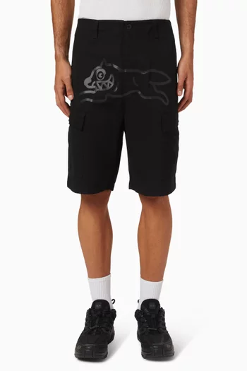 Running Dog Cargo Shorts in Cotton