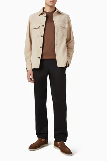 Overshirt in Suede