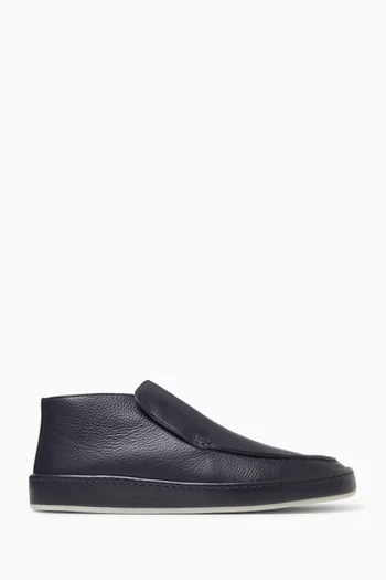 Grain Voyager City Loafers in Leather