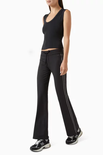 Halo Low-rise Slim Flare Retro Sweatpants