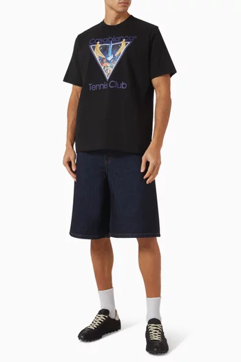 Monde Perdu Tennis Club T-shirt in Cotton-jersey