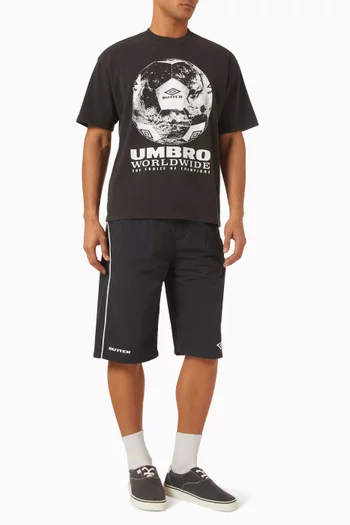 x Umbro Long Track Shorts in Nylon