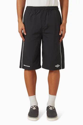 x Umbro Long Track Shorts in Nylon