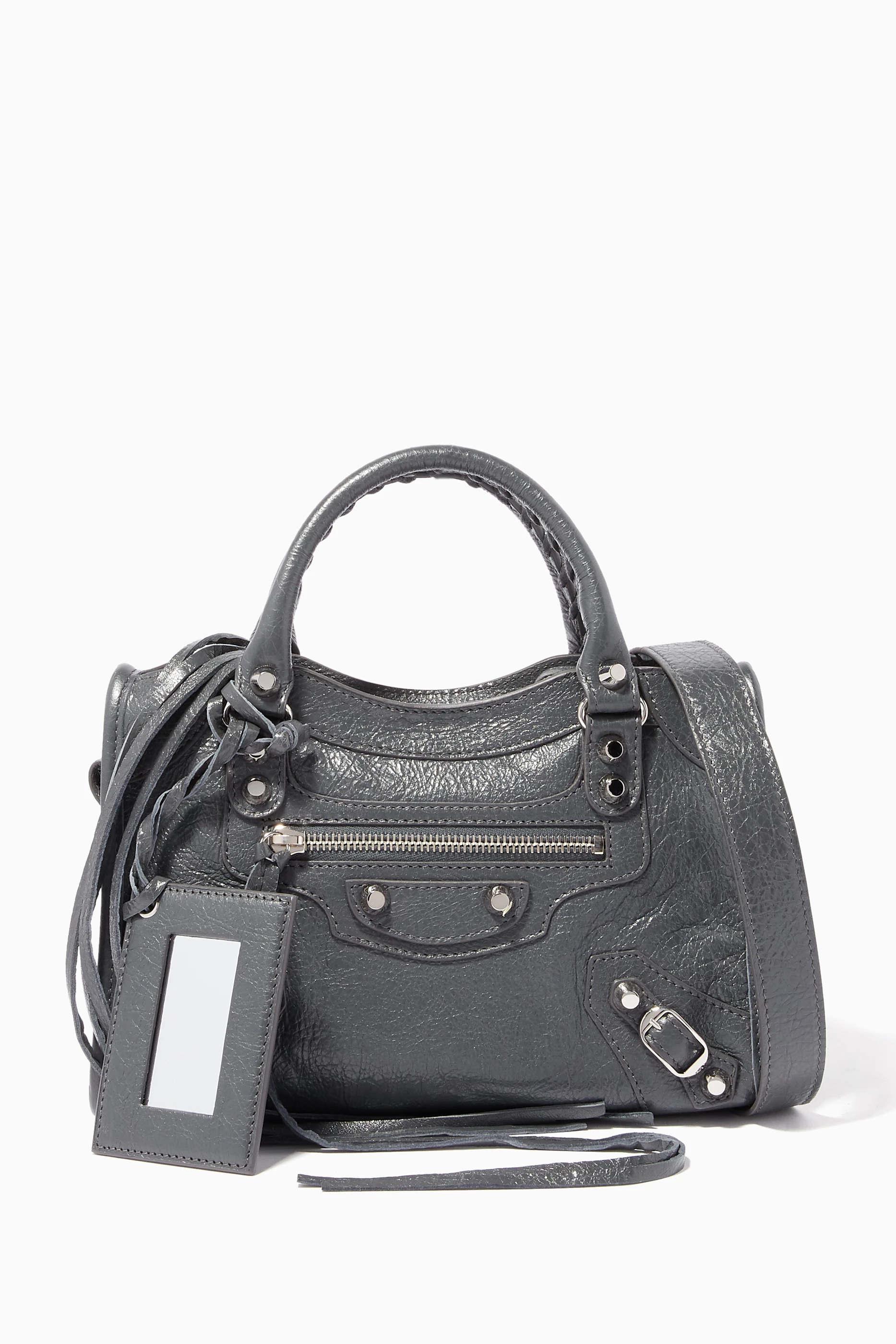 Balenciaga mini outlet city bag grey