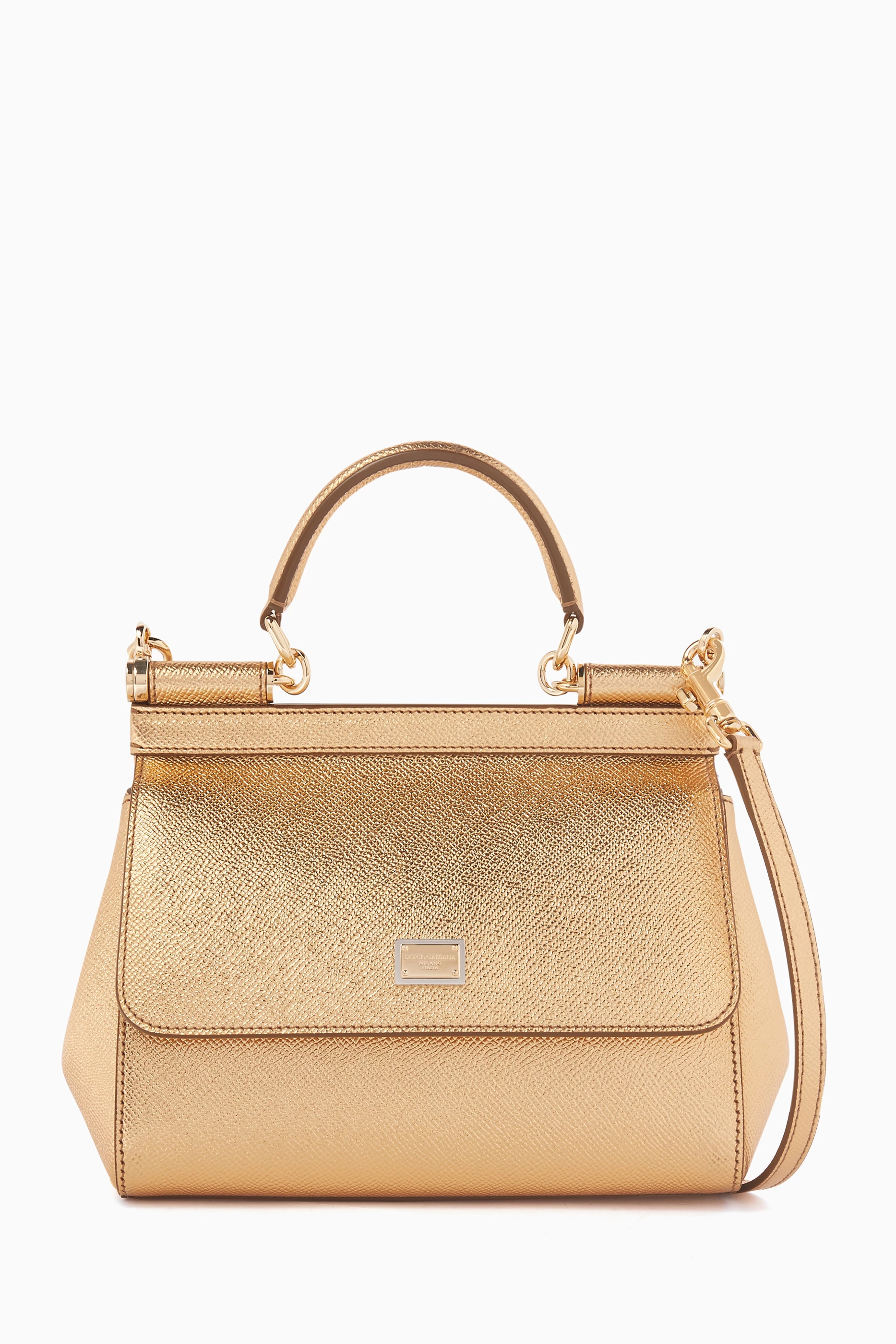 Dolce and gabbana gold bag shop