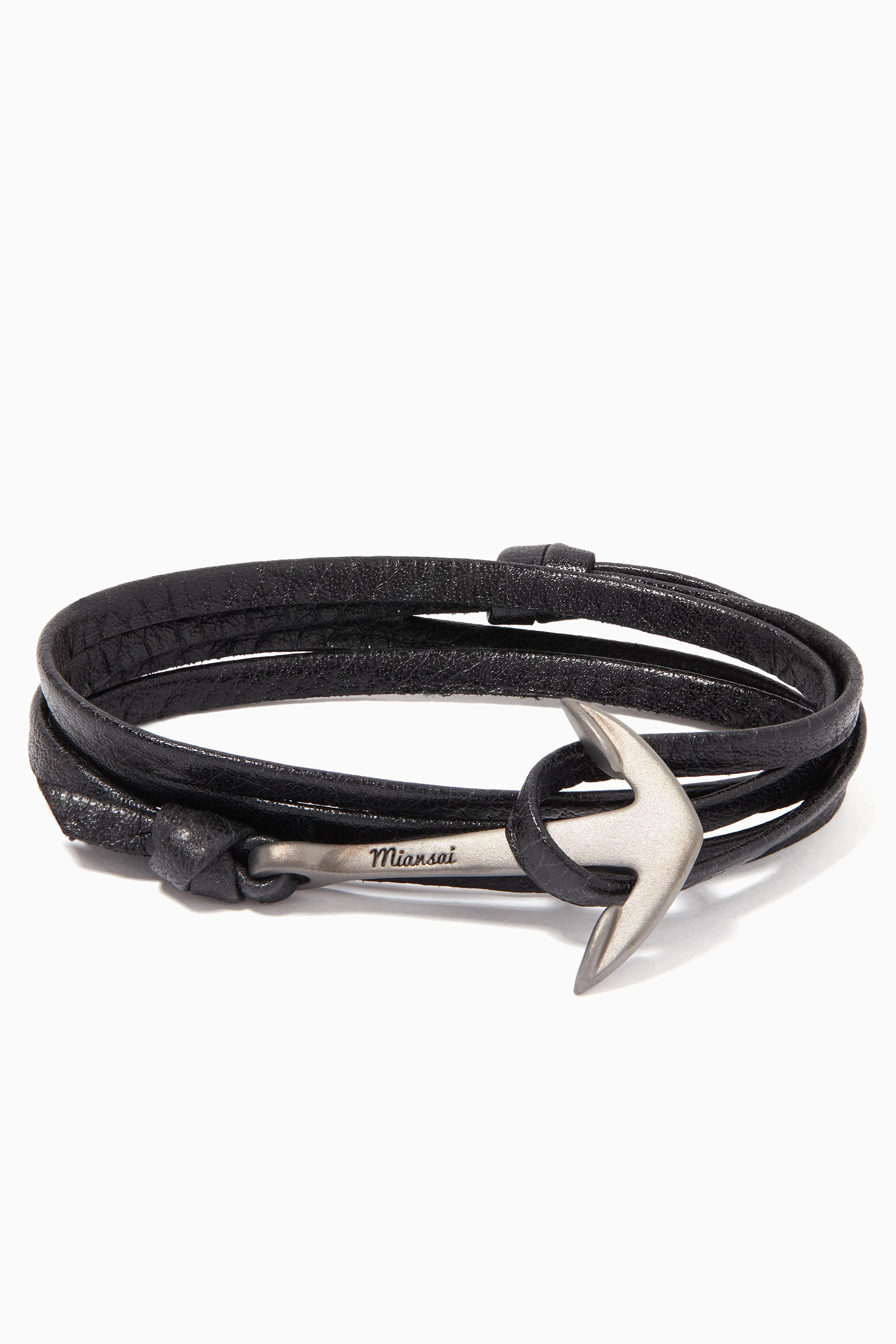 Miansai anchor sales leather bracelet
