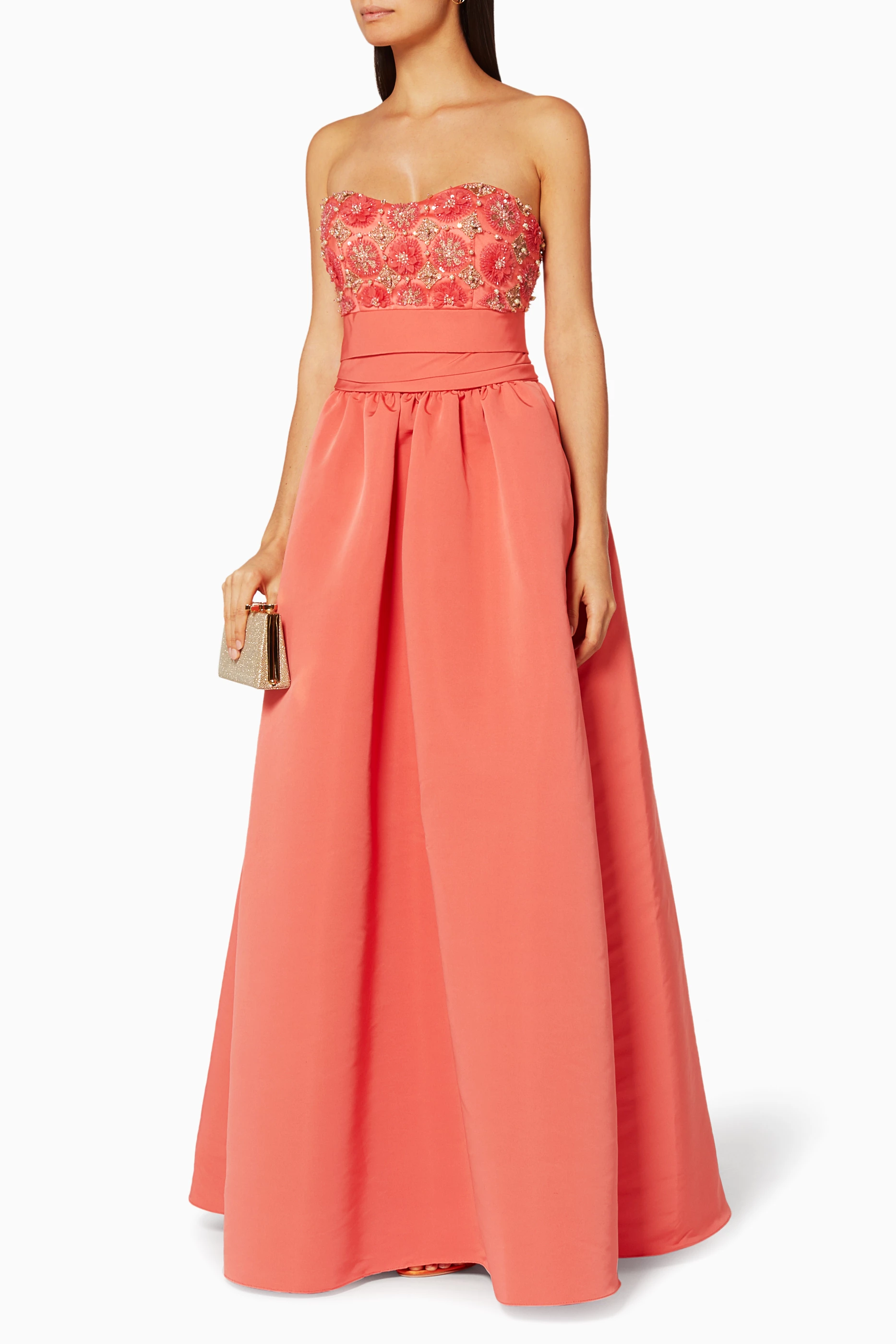 Orange gown cheap