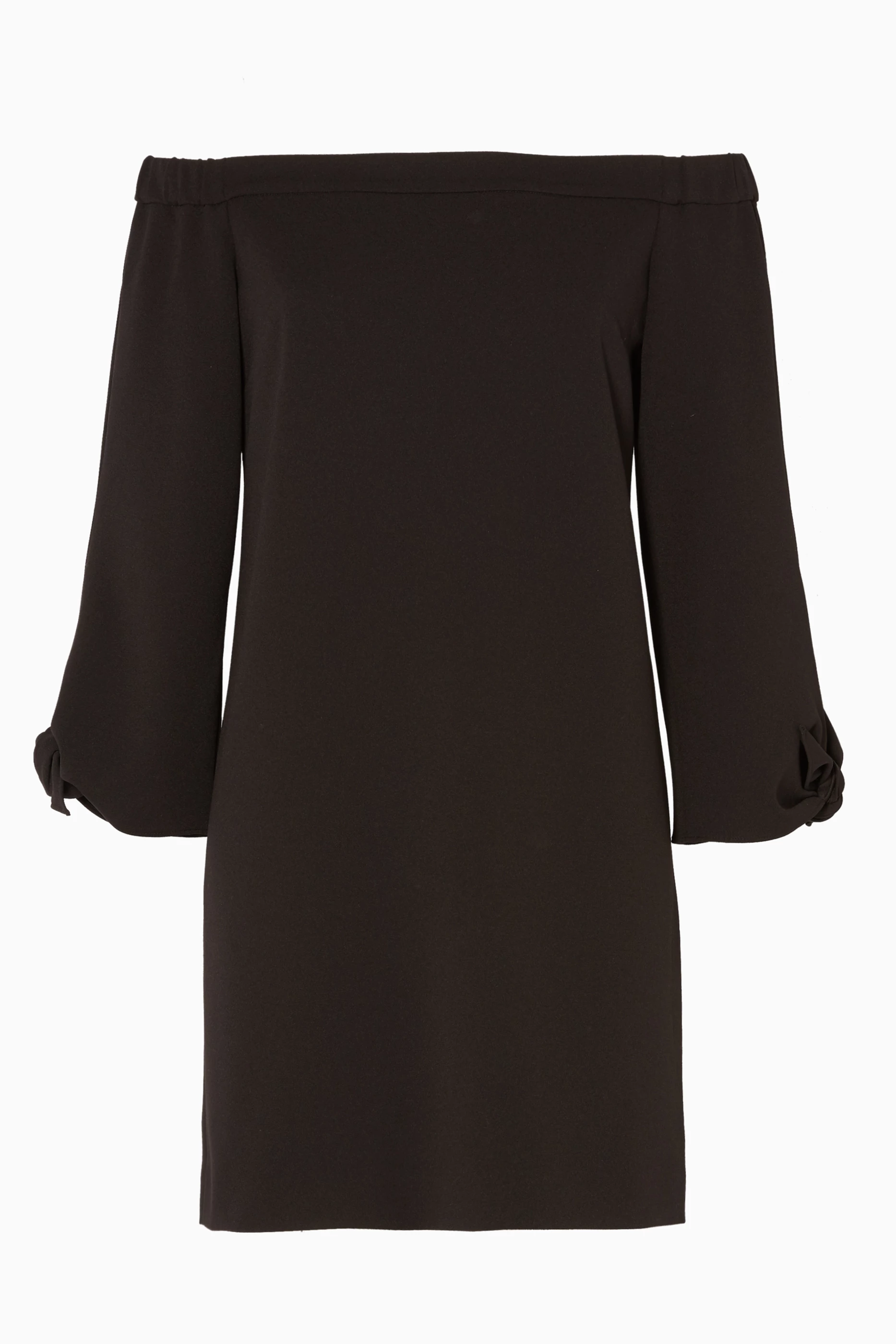 Over the on sale shoulder dresses black