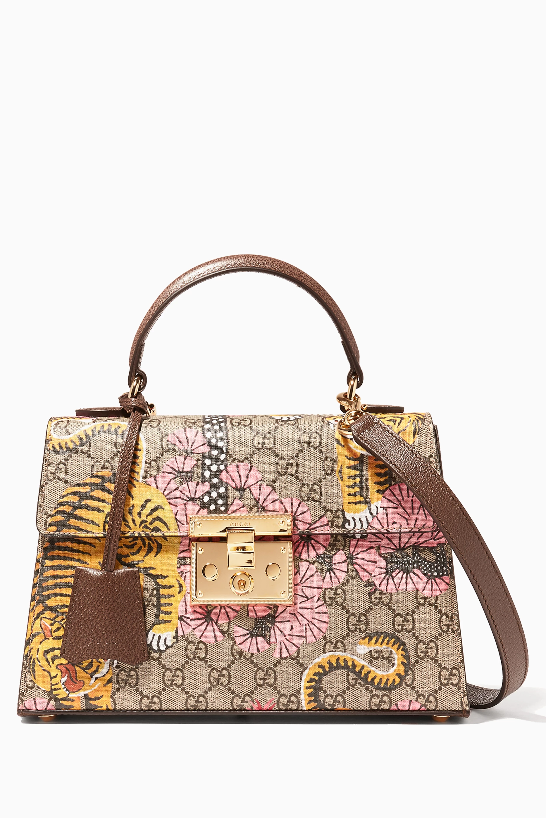 Gucci padlock top handle on sale