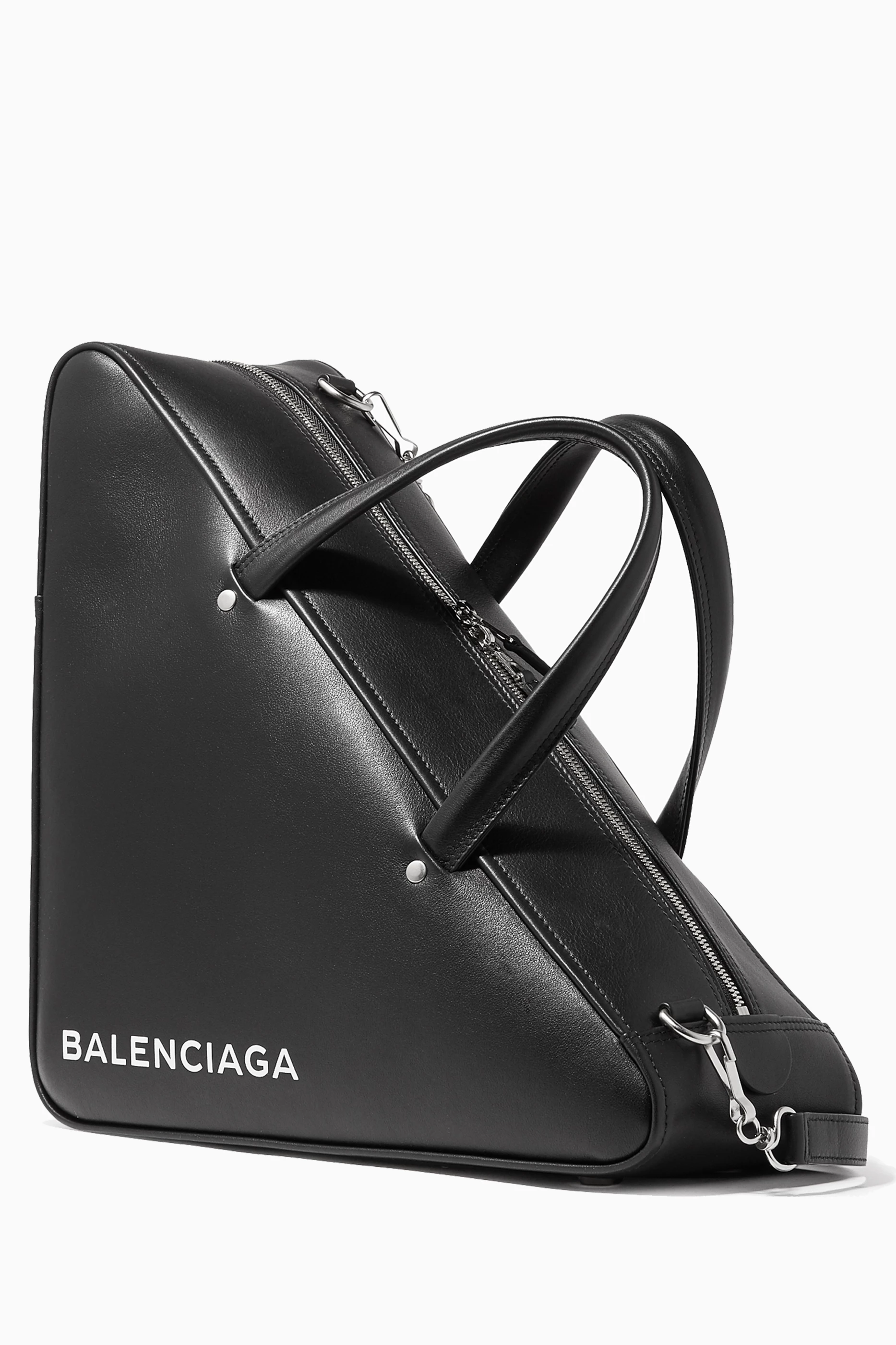 Balenciaga triangle bag black clearance