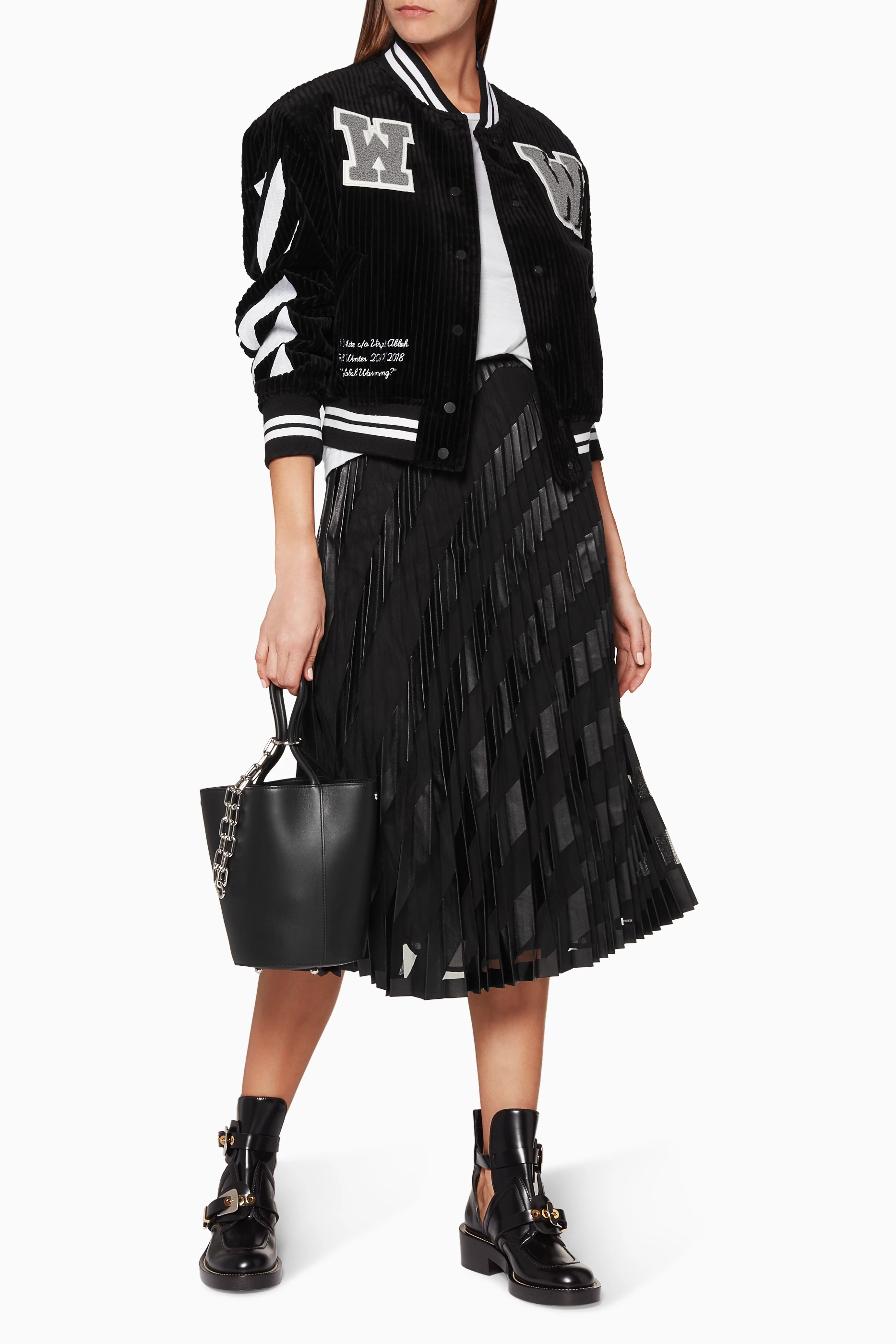 Balenciaga black ceinture leather ankle boots top