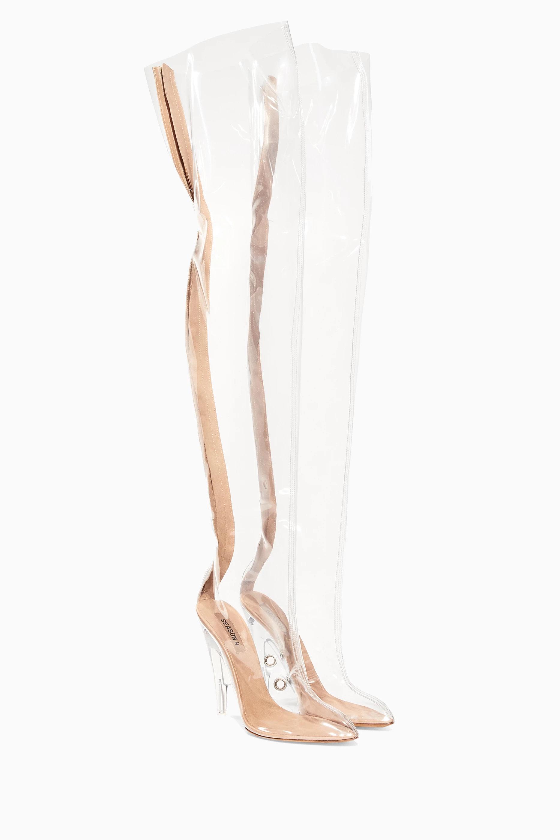 Yeezy transparent pvc tubular boots online