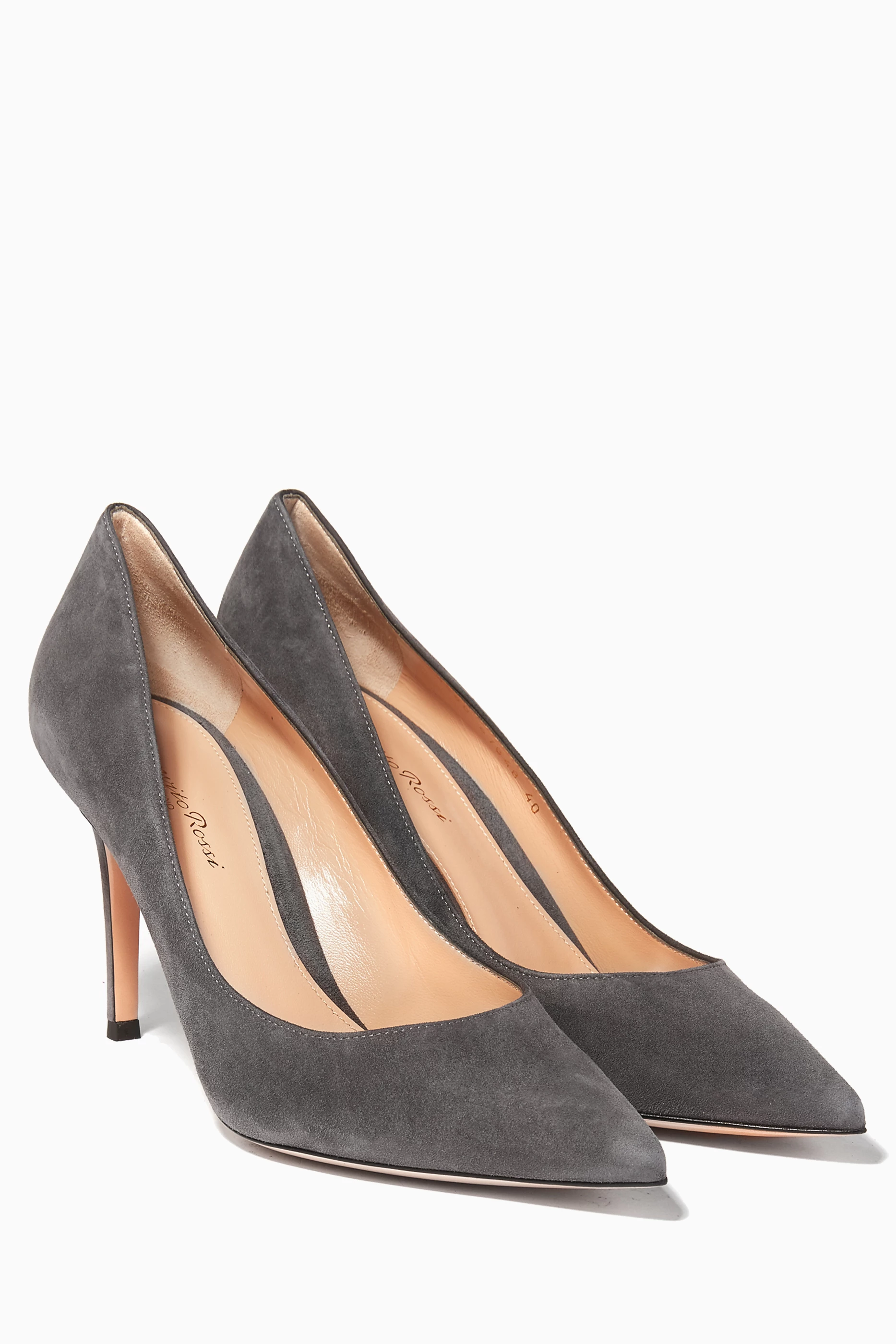 Grey pumps deals