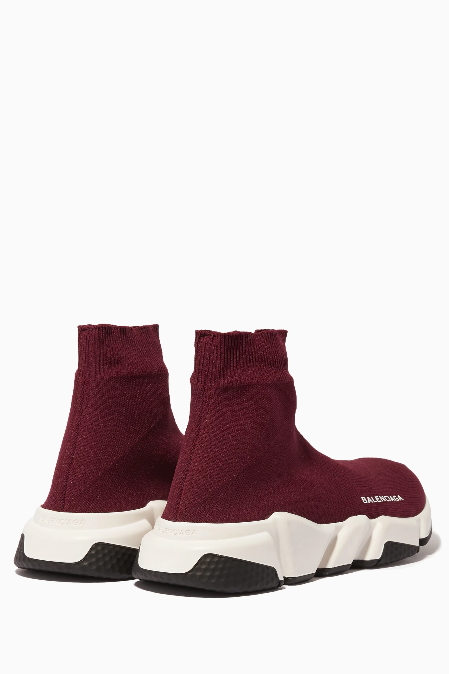 Balenciaga sock shoes red hot sale