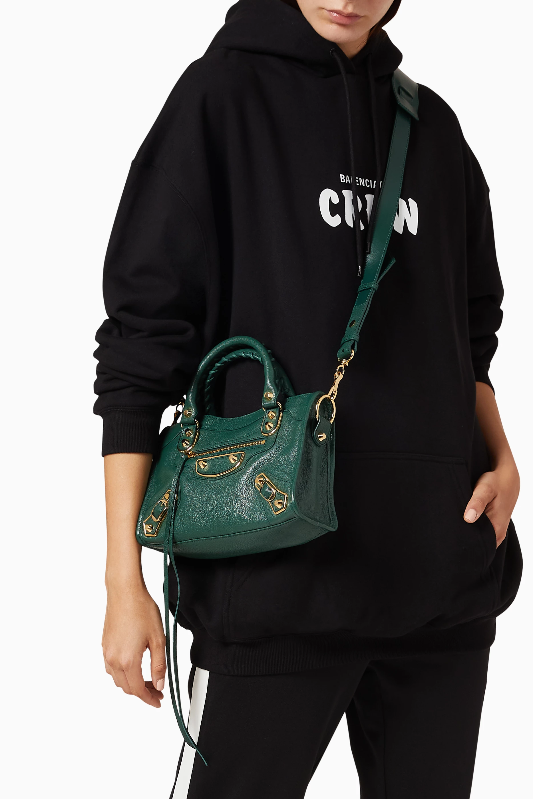 Balenciaga mini city gold new arrivals