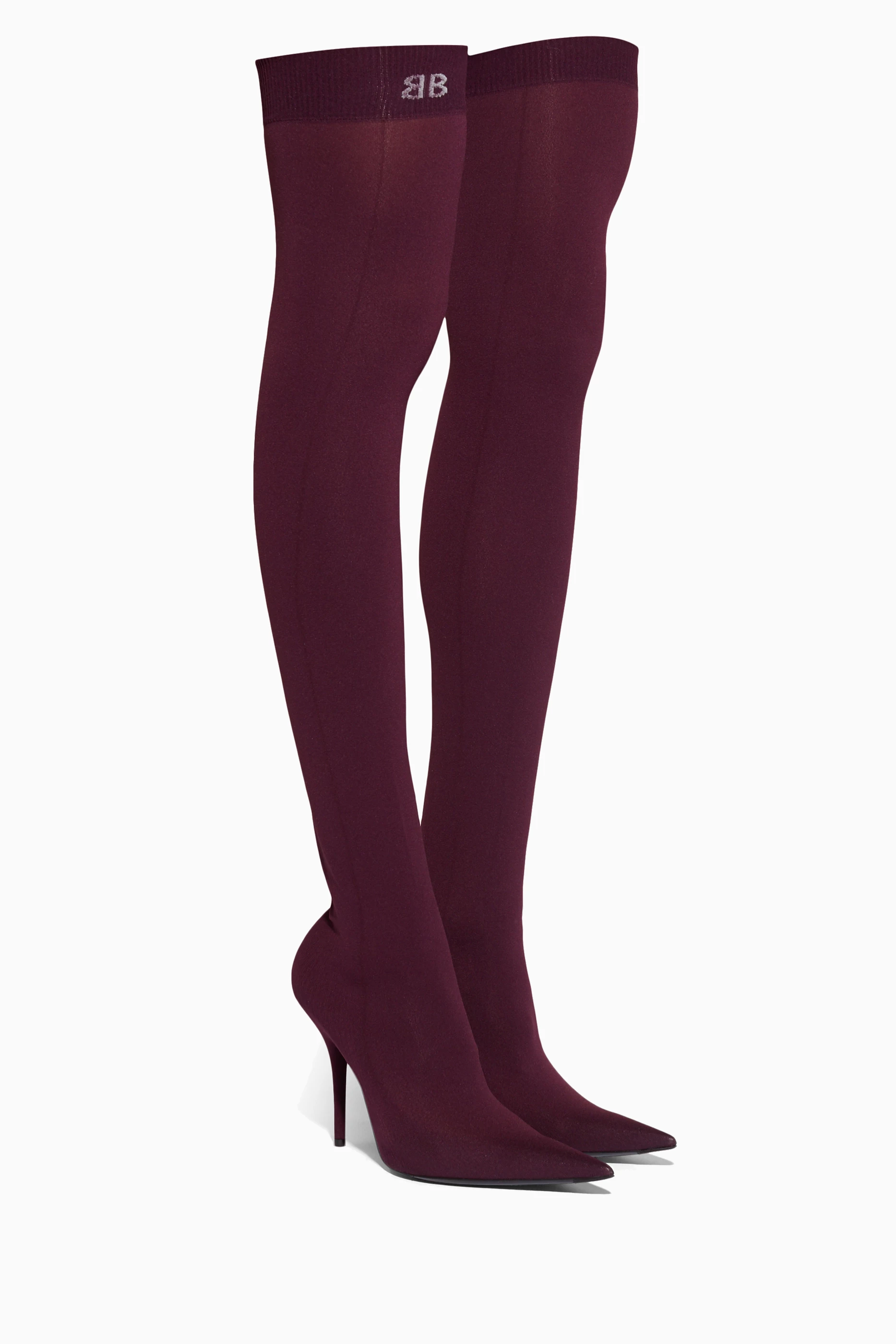 Balenciaga spandex clearance thigh high boots