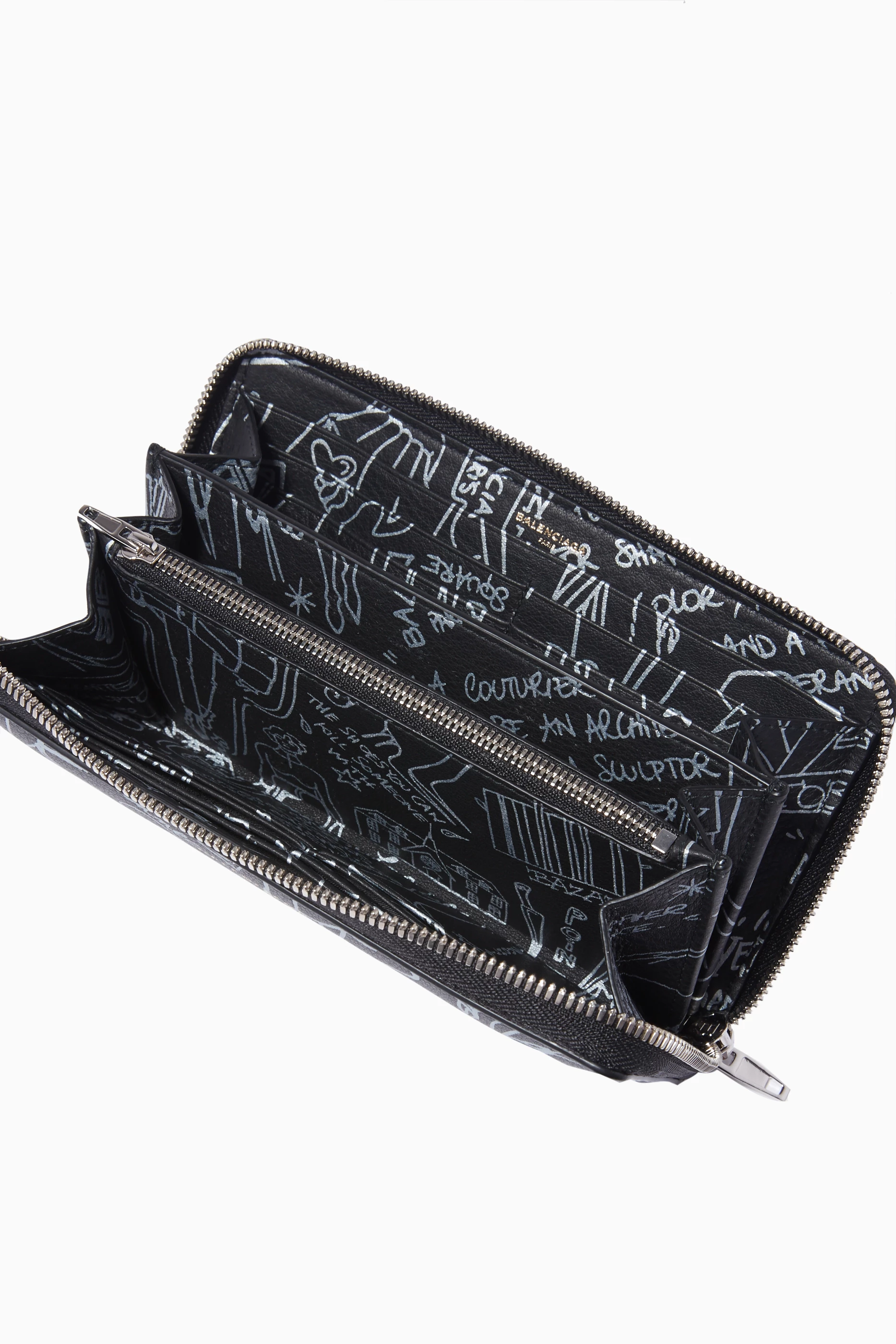 Balenciaga wallet hot sale zip around